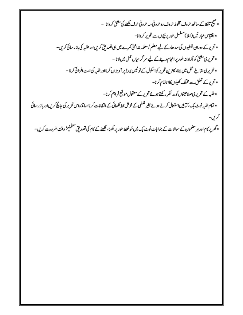 FLN Kitabcha in Urdu